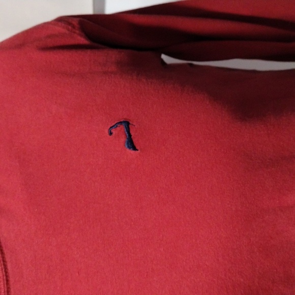 Cuffys Cape Cod red cotton long sleeve t-shirt. Medium - Picture 3 of 7
